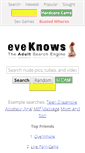Mobile Screenshot of eveknows.com